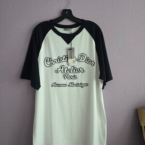 Dior Atelier Embroidered Oblique Short Sleeve T-Shirt